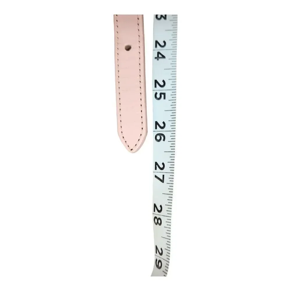 Silver creek girls pink leather belt with silver conchos sz 22 cowgirl western